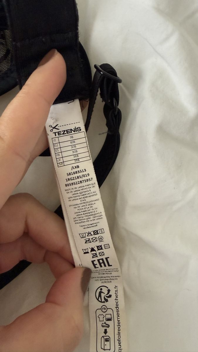 Tezenis Altra biancheria intima: Tezenis Push-up Bra Black 80B – Nuovo (secondo la descrizione) da Buchs AG venduto da sxf96 2