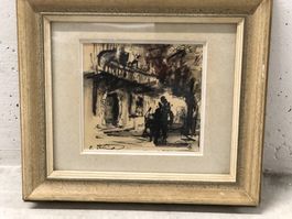 Egbert Patzig (1909–1988) – Originale Pinseltusche-Zeichnung