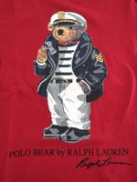 T-shirt Polo Bear Ralph Lauren rossa, taglia 90 come nuova