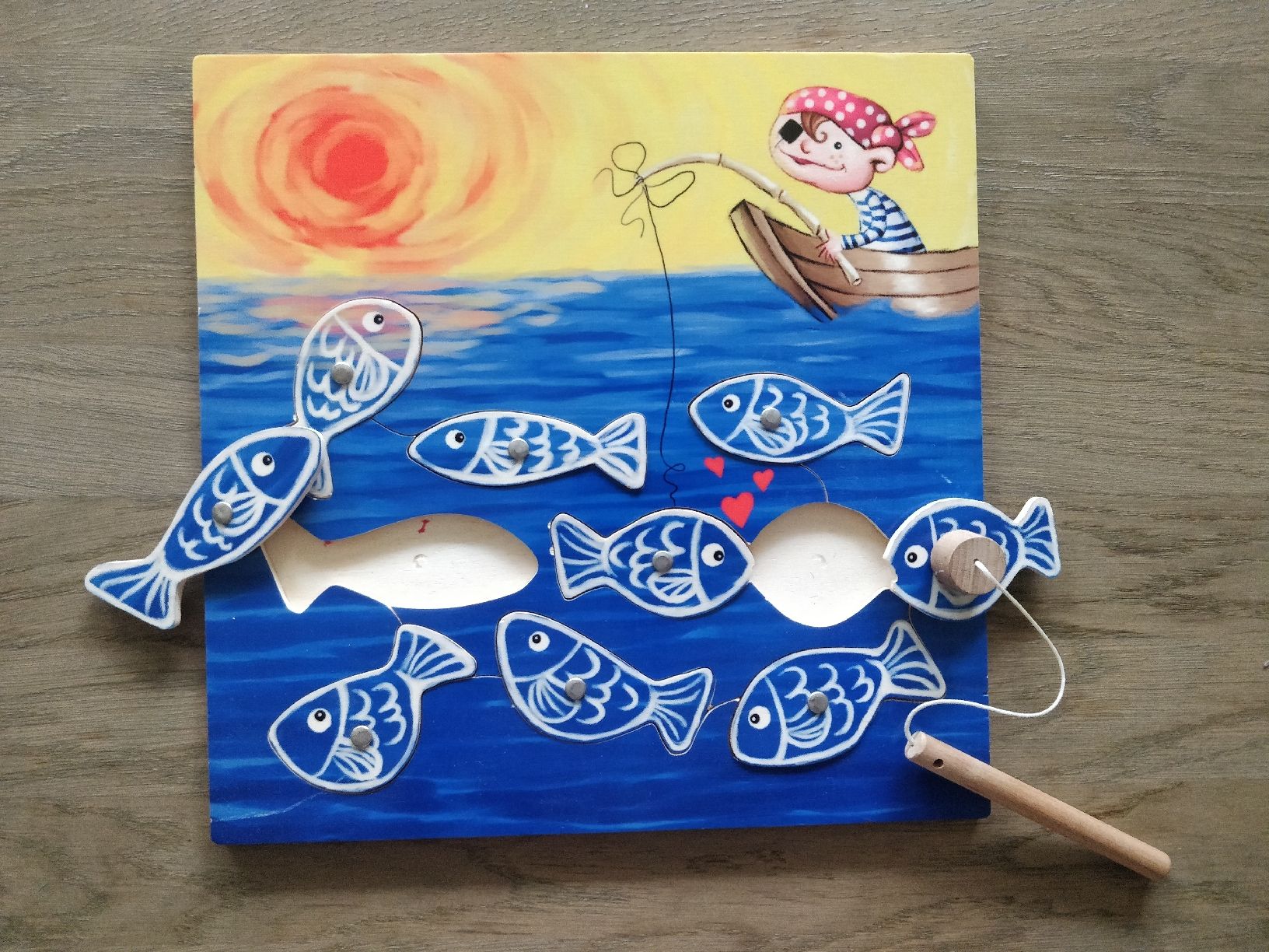 Giochi: Jeu de pêche à la ligne en bois – Usato da Chêne Bougeries venduto da guimzou 2