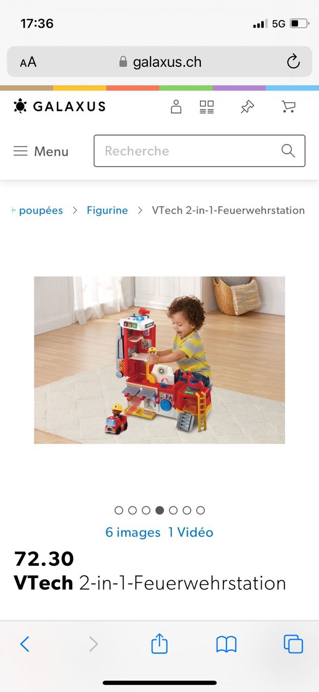 Vtech Giocattoli: VTech 2-in-1-Feuerwehrstation- new – Nuovo (secondo la descrizione) da Bellevue venduto da utilisatratice 7