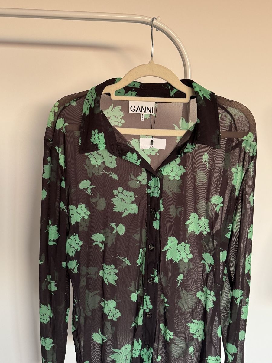 Ganni Camicette: GANNI transparent mesh shirt – Nuovo (secondo la descrizione) da Zürich venduto da di_archive 2