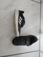 Schwarze Adidas Lederschuhe Gr 26