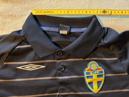 SCHWEDEN Polo UMBRO 2004/05 M (Navy) Fussball Nationalteam