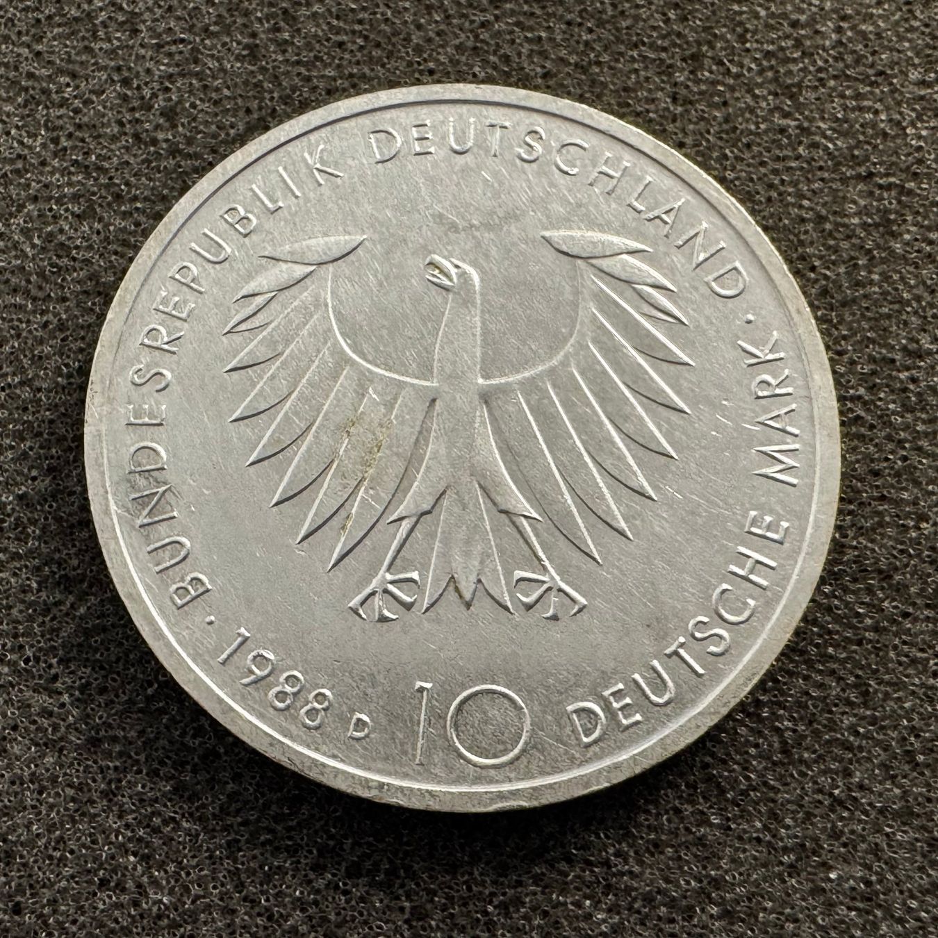 Alle Münzen: 10 Mark Silber Deutschland 1988 Schopenhauer 15.5gr – Gebraucht aus Reitnau von tb-muenzen