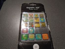 Magnet "App", 18-teilig