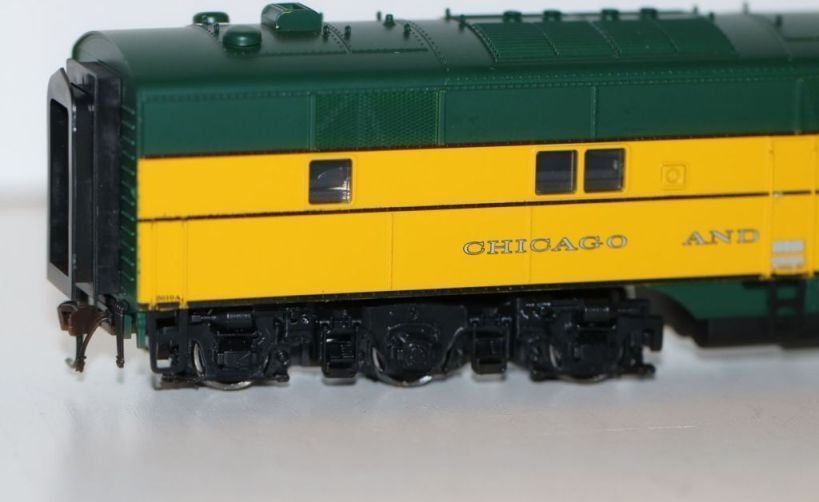 Broadway Modellini di ferrovie: Broadway Ltd H0: EMD E7A C&NW #5010A, mit Sound/DC/DCC – Nuovo e nell'imballaggio originale da Brüttisellen venduto da Rentner44zh 5