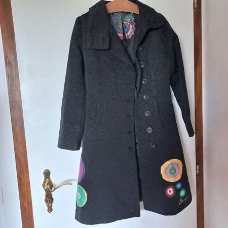 Manteau Desigual noir taille 38 chic 