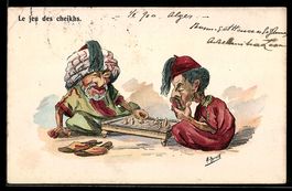 sign. Herzig: Le jeu des cheikhs, Schach