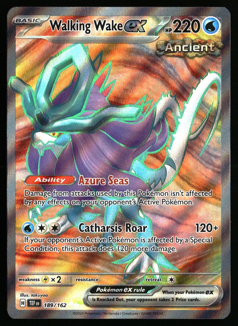 Pokémon Carte collezionabili: Walking Wake ex #189 Pokemon Temporal Forces – Usato da Feuerthalen venduto da Plazatoys