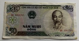 Vietnam 50 Dong 1985 Ho Chi Minh Banknote