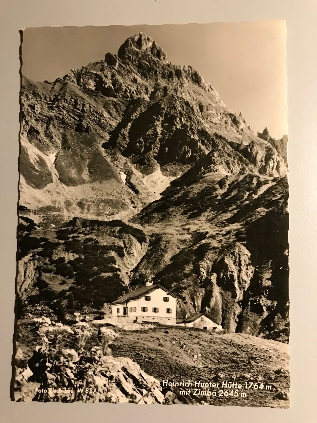 Ansichtskarten: Postkarte Heinrich Hueter Hütte – Neu (gemäss Beschreibung) aus Abtwil SG von mutts1