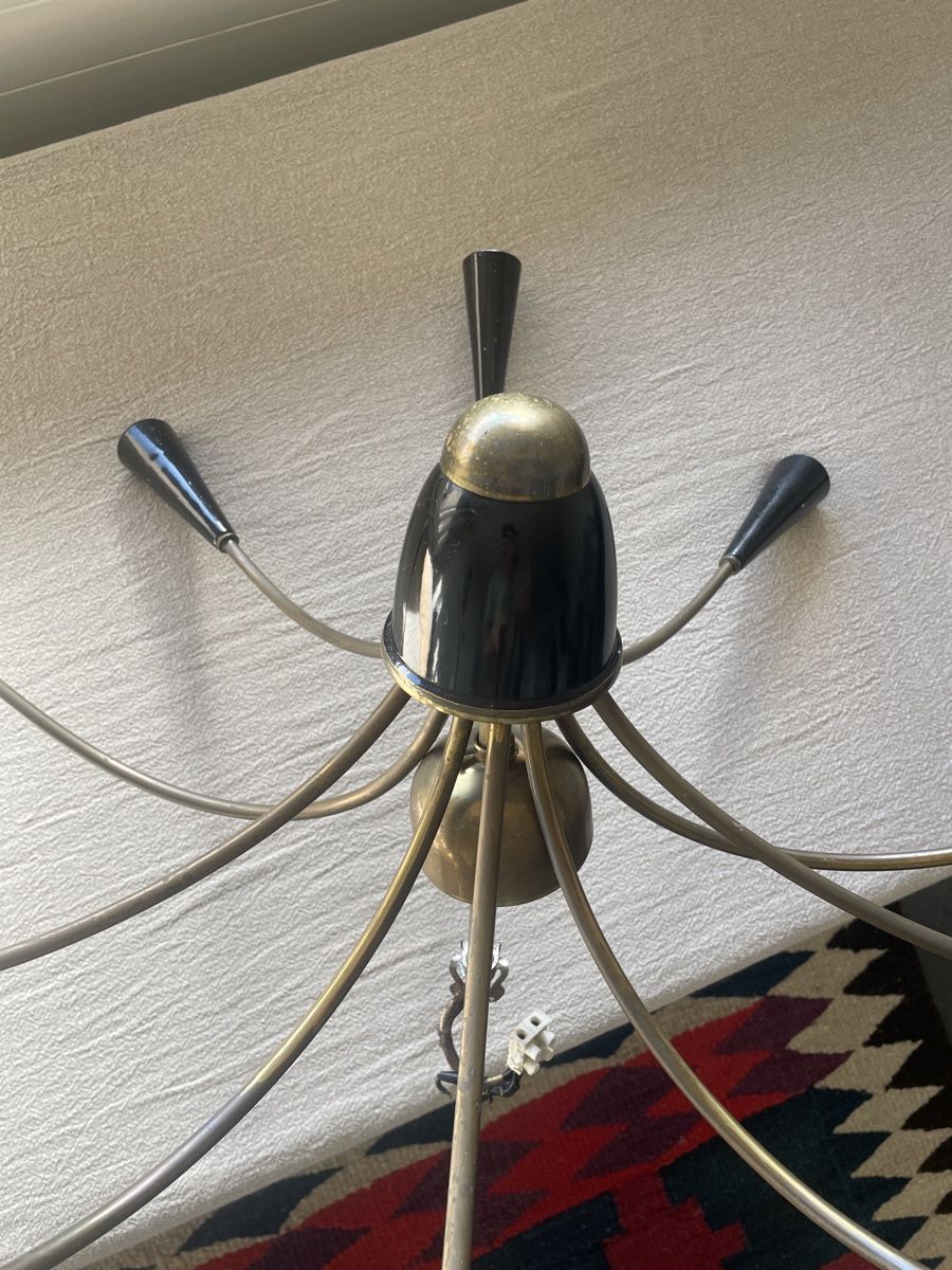 Lampadari & plafoniere: Spider Lampe Vintage gold-schwarz – Usato da Zürich venduto da ehupp 7