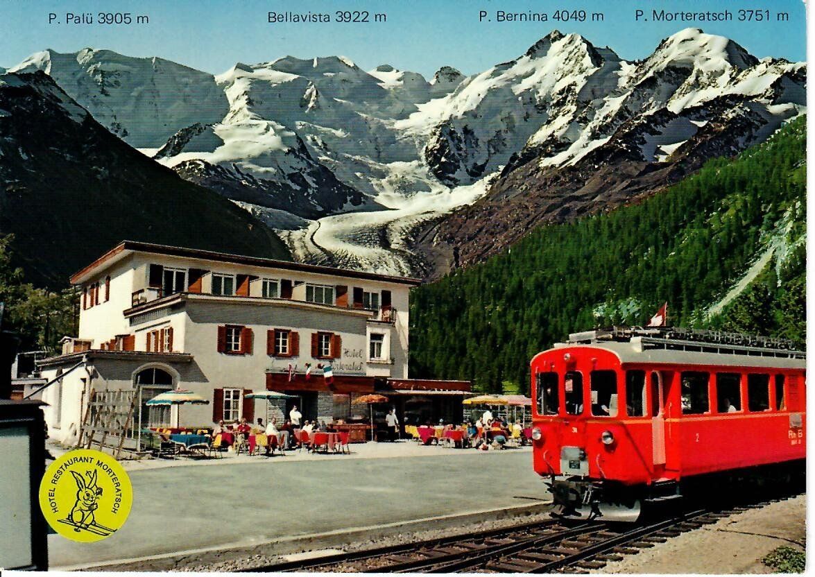 Cartes postales: Hotel Morteratsch – D'occasion à Hochdorf par Ziegel-16