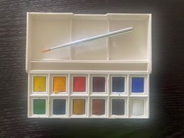 Taschenetui Aquarellfarben von  Cotman Water Colors
