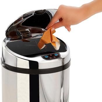 Cestini per rifiuti: Abfalleimer mit Hand Bewegungssensor 9 Liter – Nuovo e nell'imballaggio originale da Emmenbrücke venduto da SMART-KAUF 1