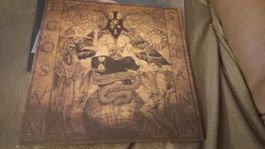 Goat Semen -EGO...Bronze/Black Splatter Vinyl Lp BLACK METAL