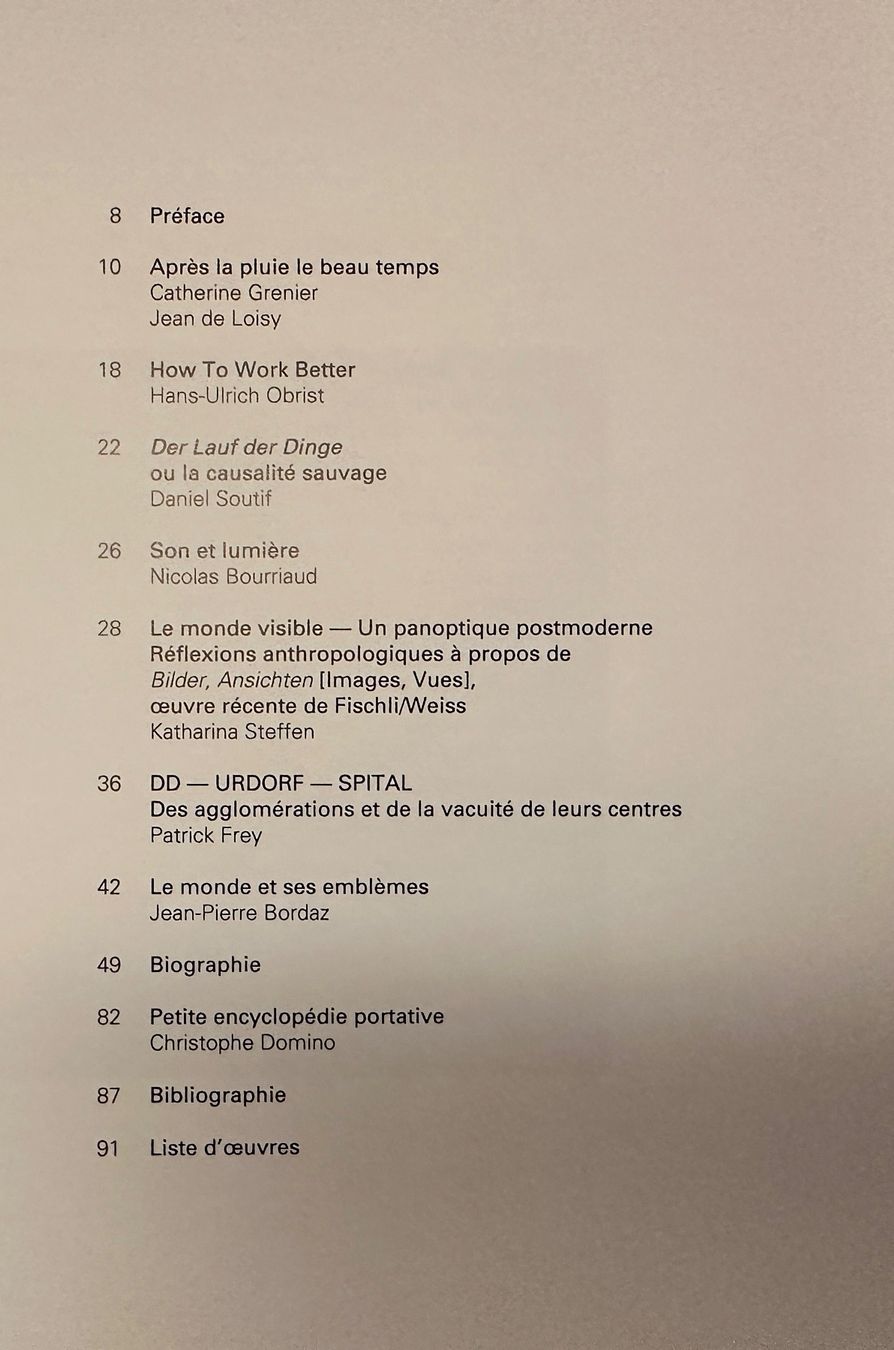 Libri: Peter Fischli, David Weiss. Katalog Centre Pompidou 1992 – Usato da Zürich venduto da allp 2