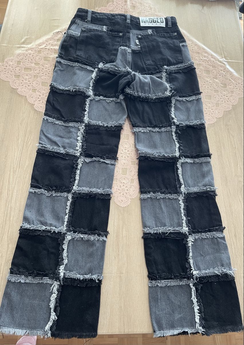 Jeans: THE RAGGED PRIEST Jeans Patchwork Grösse 28 – Neu (gemäss Beschreibung) aus Meikirch von Hilfe_Waisentiere 1