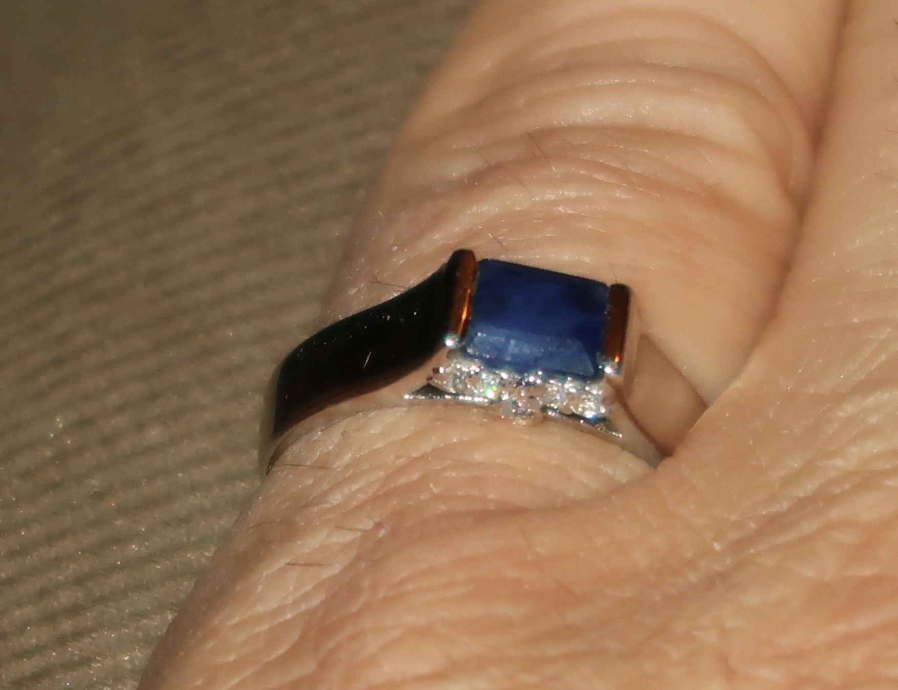 Ringe: Bague Saphir en argent sterling – Gebraucht aus Genève von Lrc 1