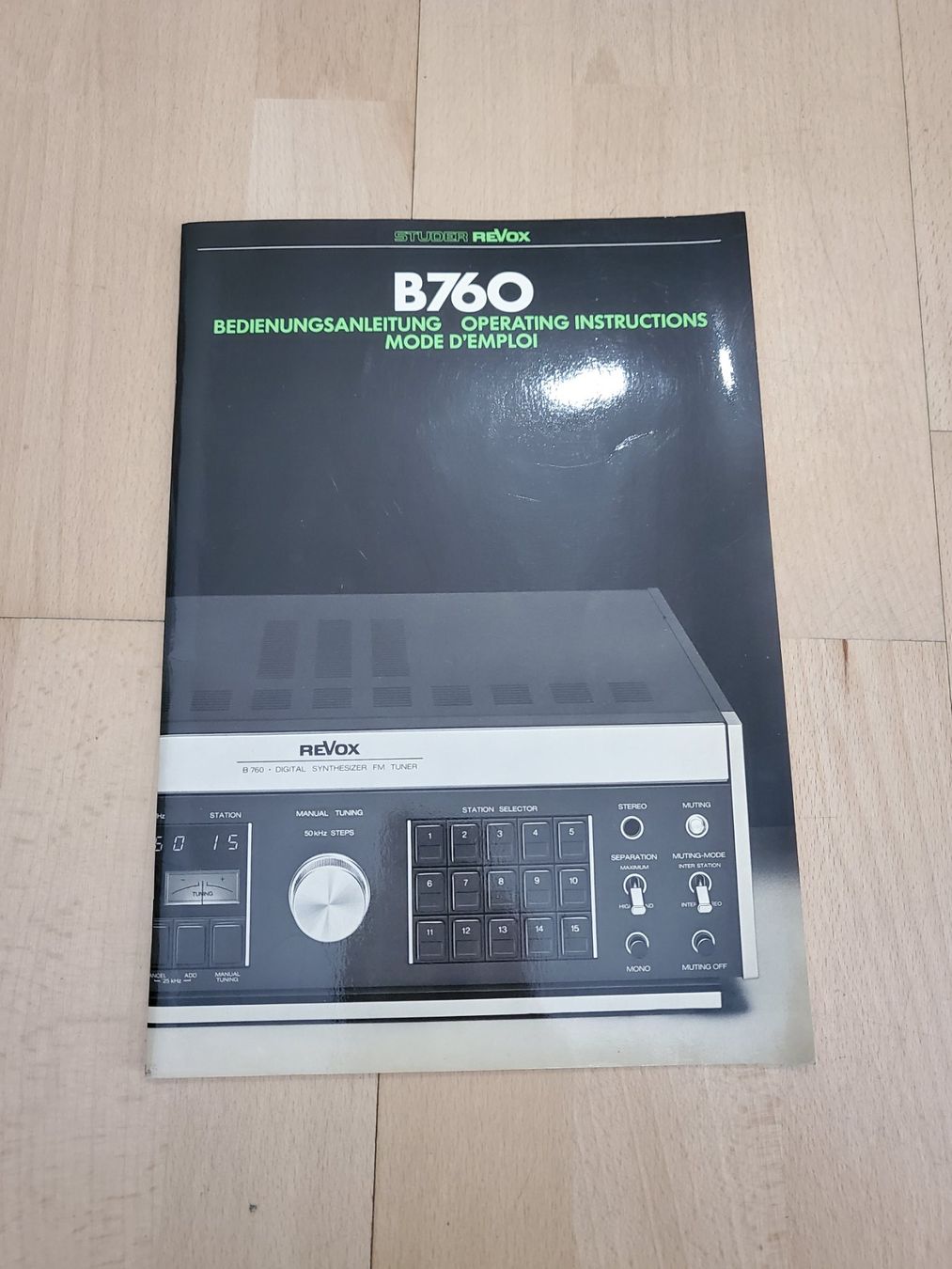 Libri: Revox B760 Bedienungsanleitung – Nuovo (secondo la descrizione) da Glattbrugg venduto da Honag_97hm