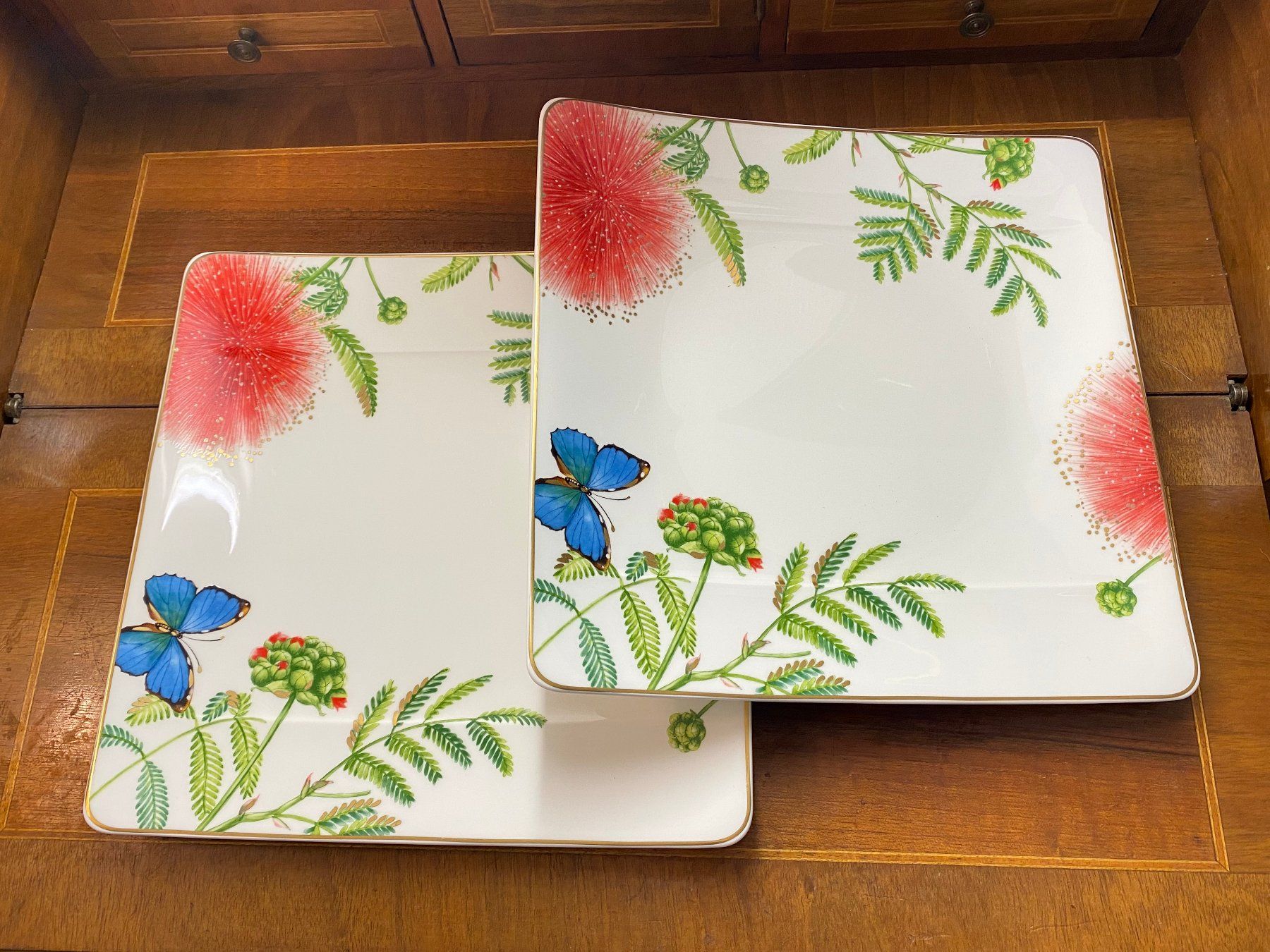 Villeroy & Boch Piatti: 2 Wunderschöne Villeroy & Boch Amazonia Teller / Plate – Usato da Schaffhausen venduto da VintageCity 7