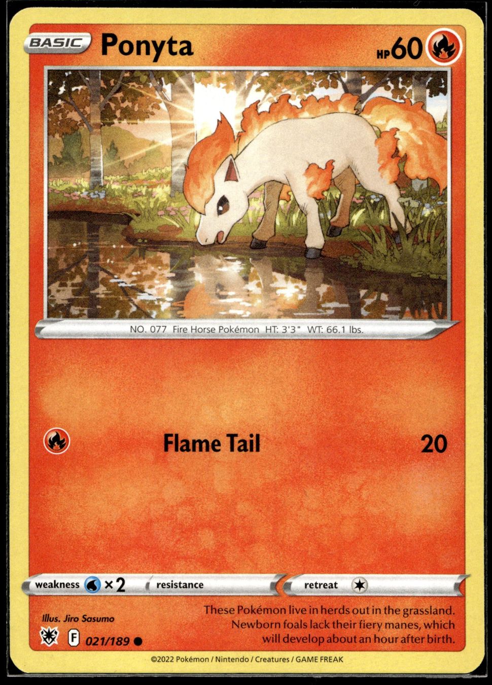 Pokémon Cartes à collectionner: Ponyta (ASR EN 021/189) – D'occasion à Affoltern am Albis par Chiesa_5