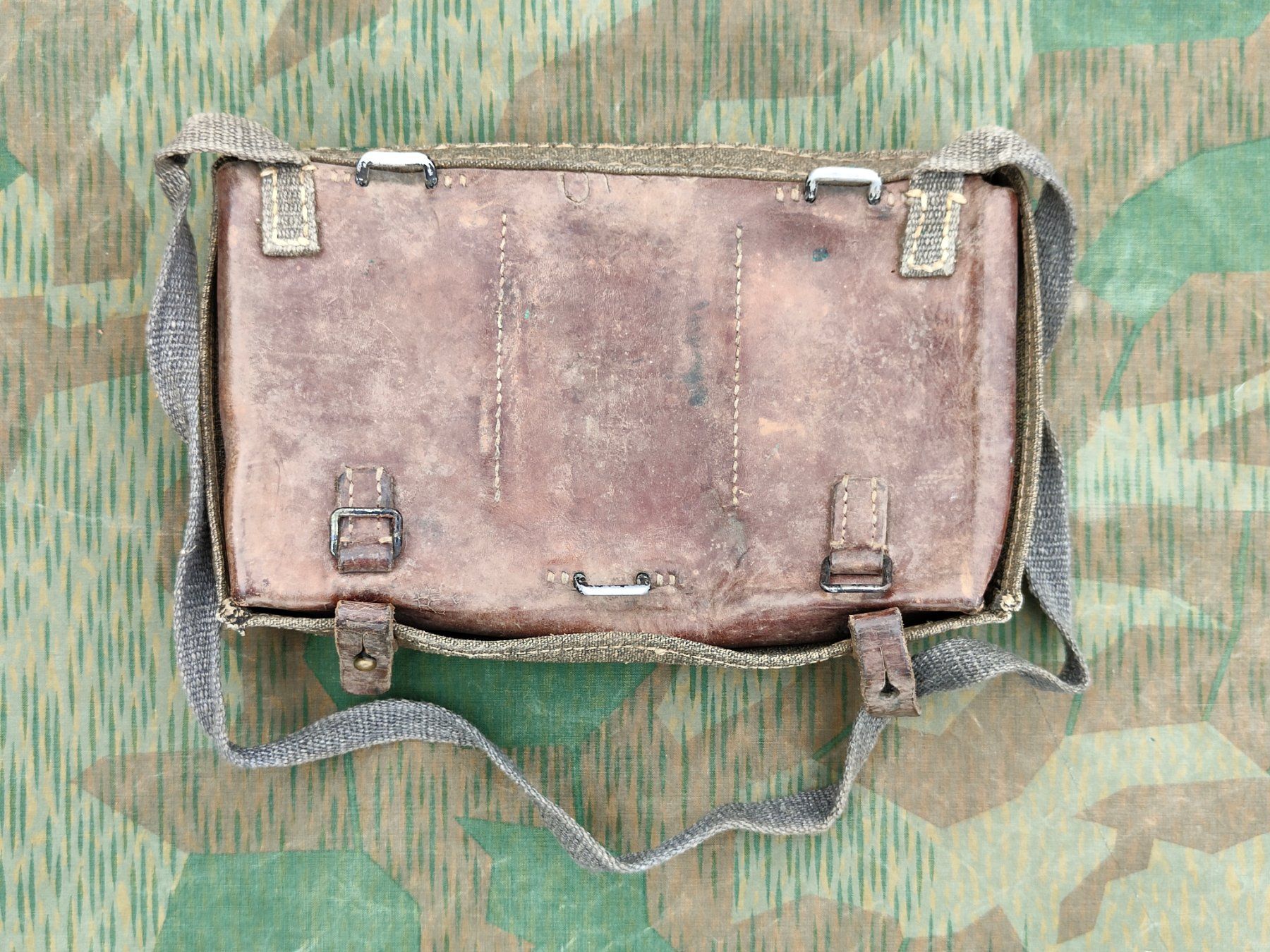 Schweizer Armee Borse: Patronentasche Ord. 1914 von 1915 – Usato da Bauma venduto da SwissMilitaria 1