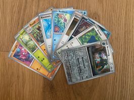 9x Sammelkarten Pokémon