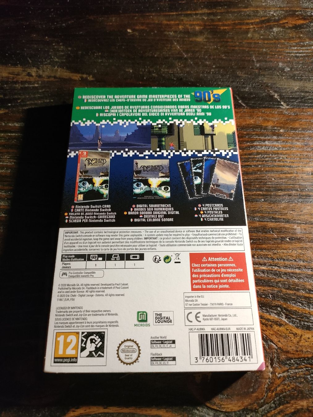Nintendo Spiele: Another World 20 Anniversary Edition + Flashback – Gebraucht aus La Chaux-de-Fonds von nwa_w9zt 1