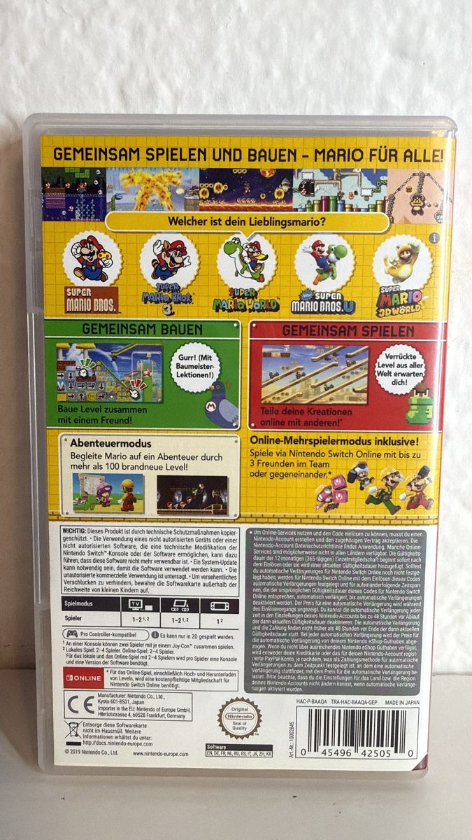 Giochi: Super Mario Maker 2 - Nintendo Switch - Great Condition – Usato da Ehrendingen venduto da bubulence 1