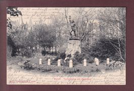 ZÜRICH - Turnerstatue am Alpenquai - 1901