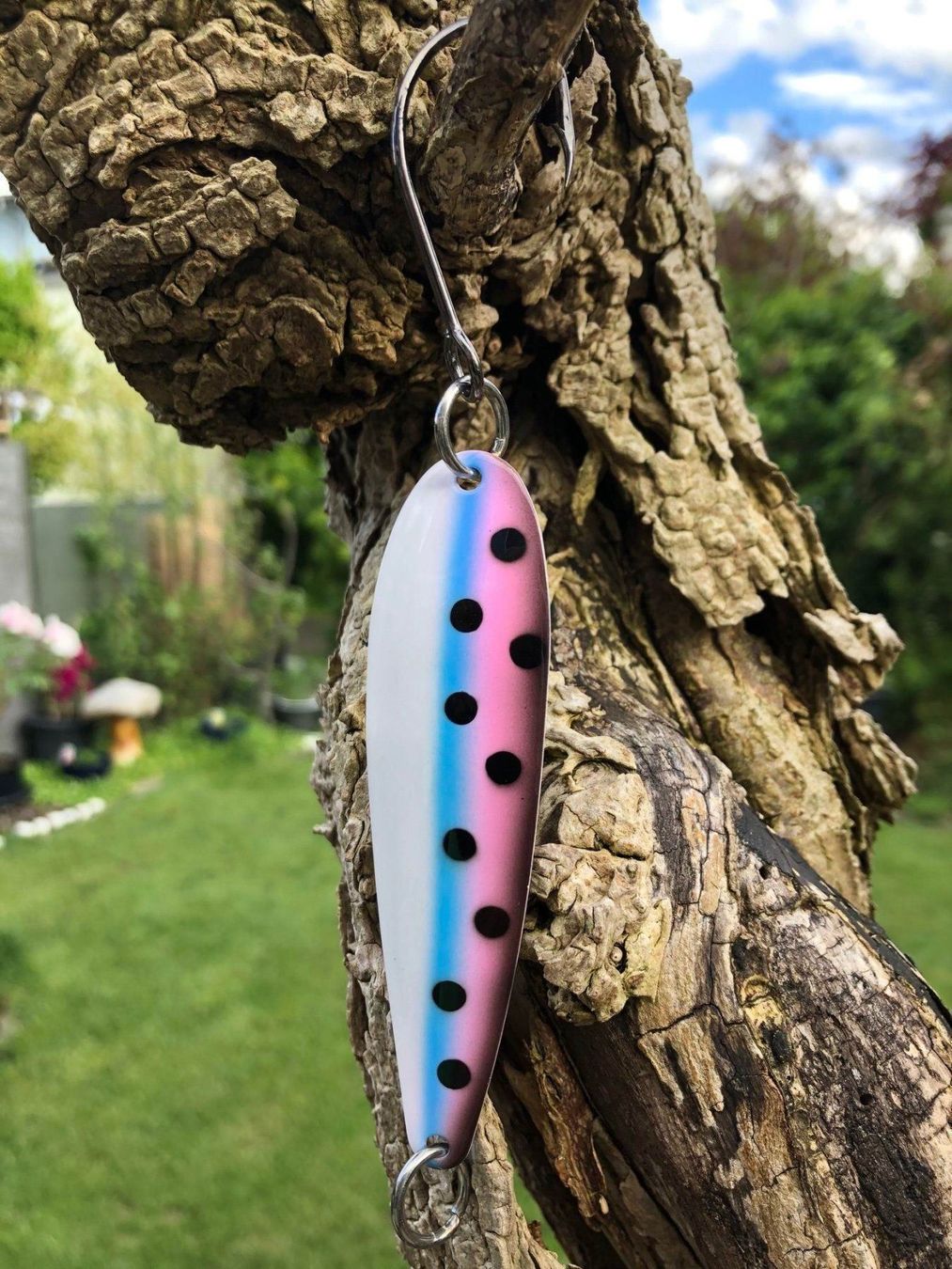 Esche: Schlepplöffel Glow Rainbow, ca. 95 mm – Nuovo (secondo la descrizione) da Arbon venduto da Helmuth 2