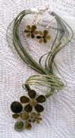Schöner Modeschmuck Kette und Ohrhänger