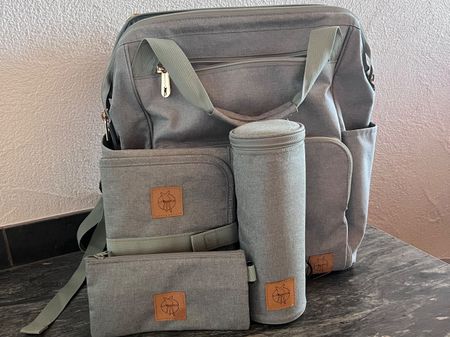 Wickelrucksack Goldie mint von Lässig