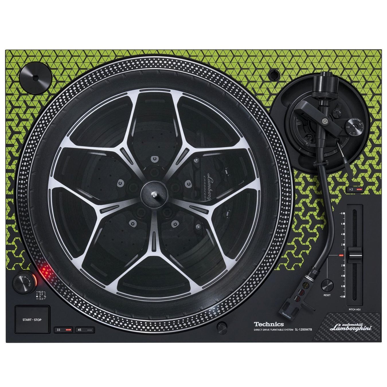 Technics Giradischi: Technics SL-1200M7B green | Limitierte Lamborghini Edition – Nuovo e nell'imballaggio originale da Waedenswil venduto da Dundunba 4