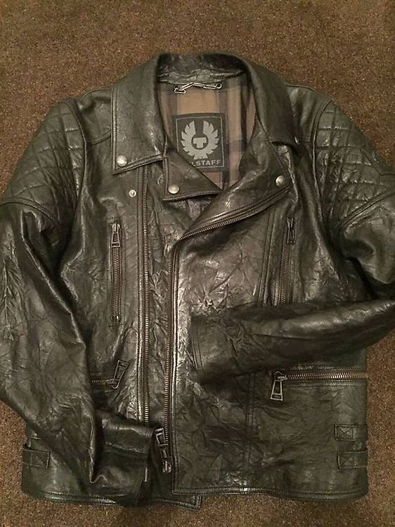 BELSTAFF Lederjacke schwarz, 50 (Neu (gemäss Beschreibung)) in