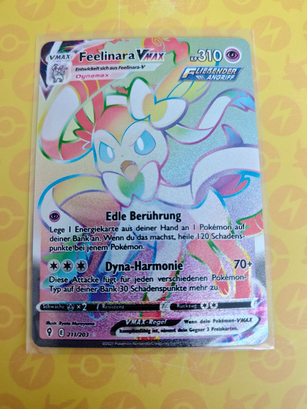 Pokémon Carte collezionabili: Feelinara VMAX 211 Rainbow Pokemon Drachenwandel – Usato da Oberrohrdorf venduto da Benjamin_Lieber