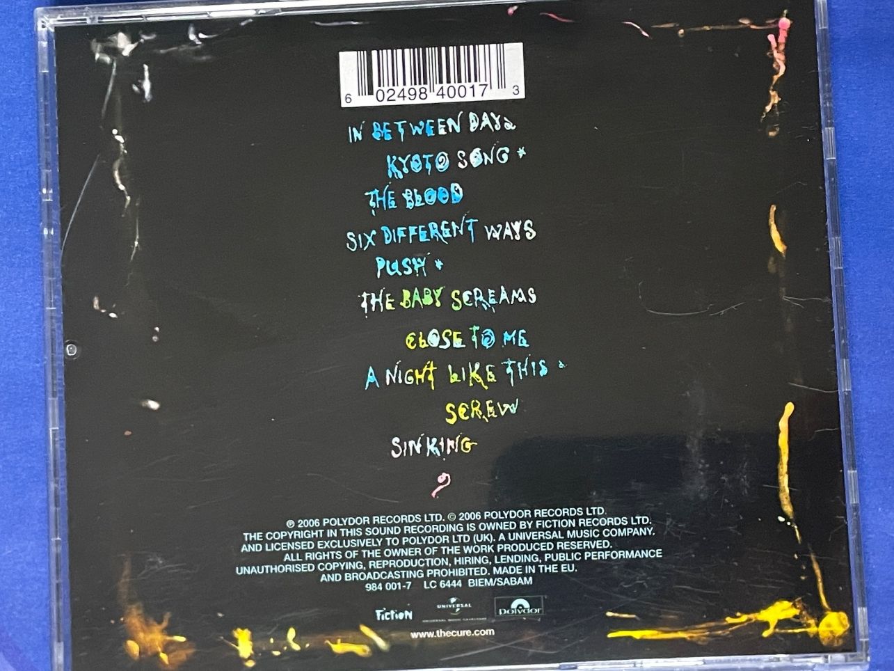 CD: The Cure - The Head On The Door – Usato da Muri b. Bern venduto da AdidasCollector 1