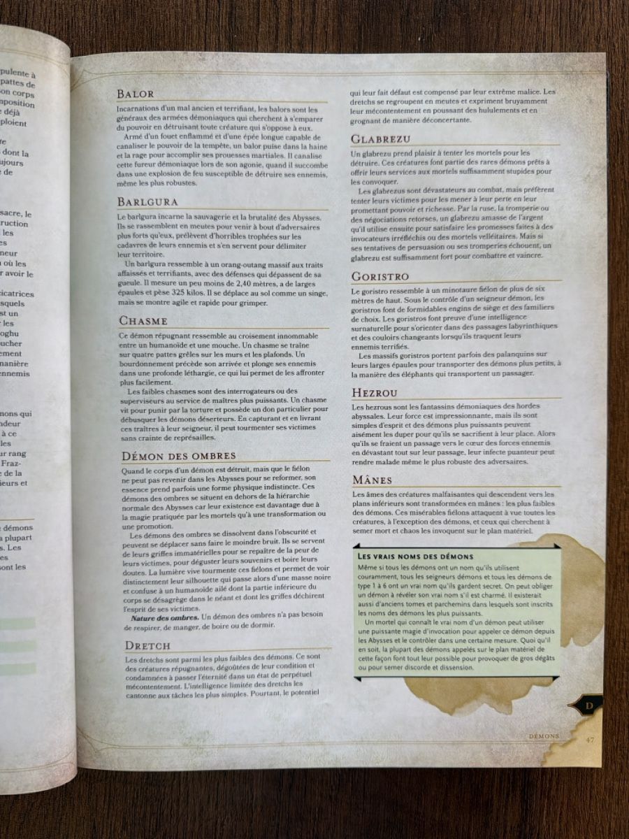 Bücher: Donjon et Dragon manuel des monstres édition 2014 – Gebraucht aus Morges von mir_hzt5 1