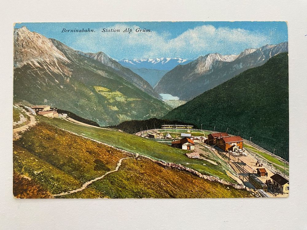 AK Berninabahn, Station Alp Grüm 1919 | Kaufen auf Ricardo