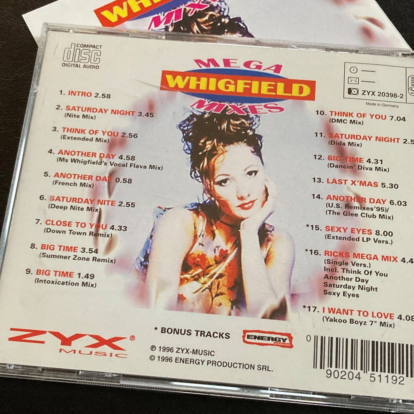 CD: Whigfield - Mega Mixes | Dance-Pop – Usato da Bern venduto da Ntsamina 1