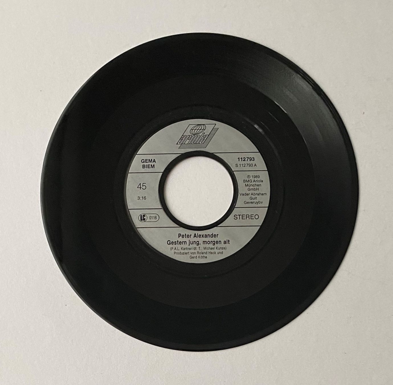 Dischi in vinile: Peter Alexander, Gestern Jung, Morgen Alt – Usato da Flums venduto da Aebo1 2