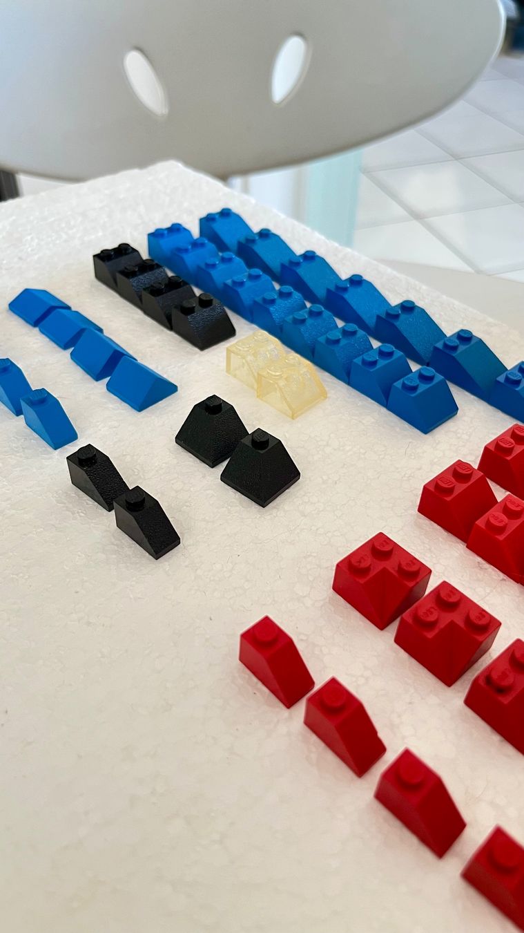 Lego Giocattoli: Lego 200 diverse Dachsteine – Usato da Mont sur Rolle venduto da uttin 6