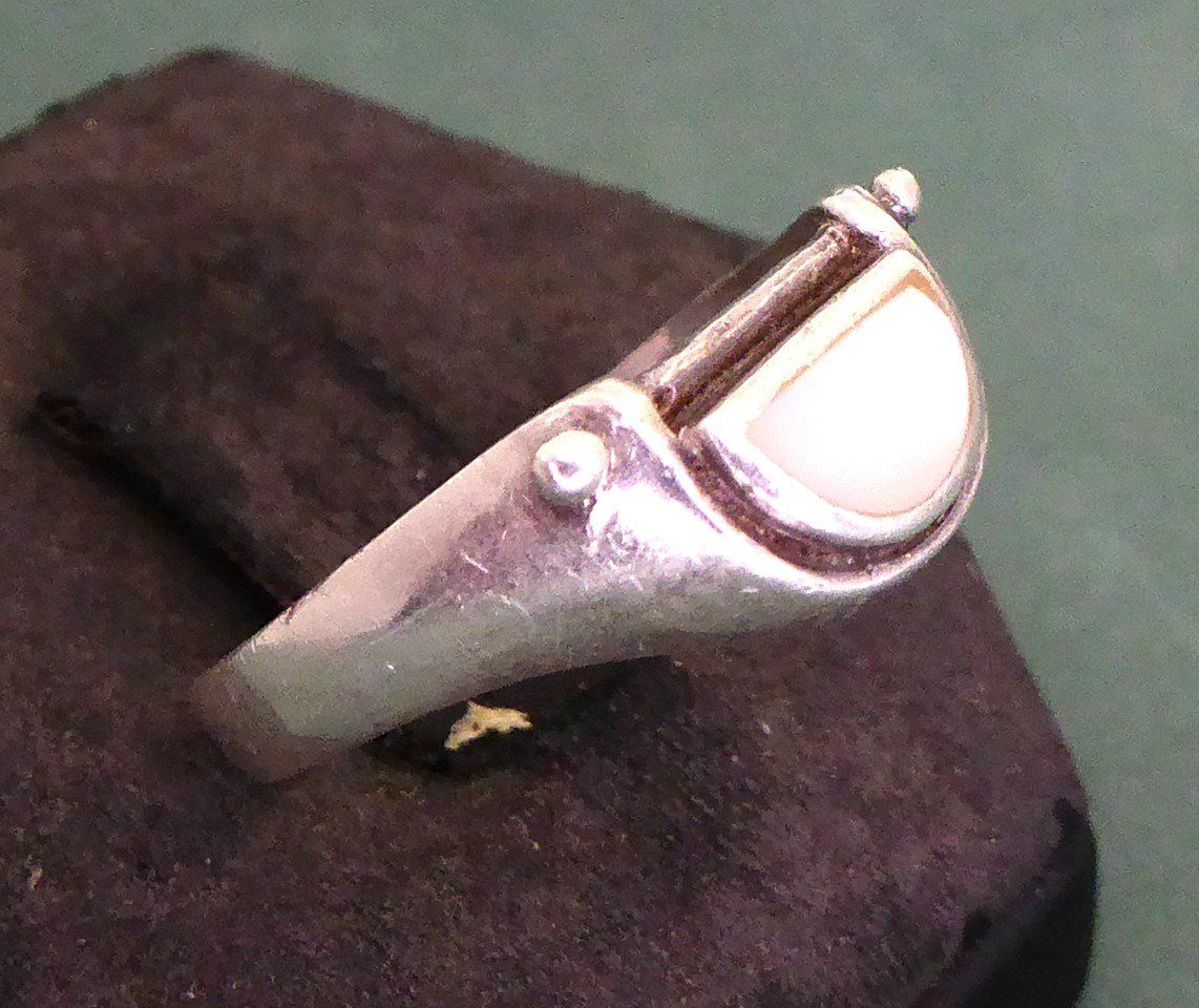 Anelli: Ring 925 Silber mit Perlmutter – Usato da Muri AG venduto da silvermouse007 2