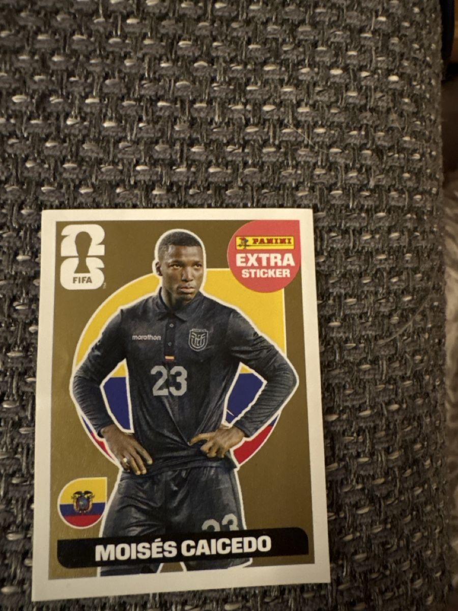 Panini Carte collezionabili: Moises caicedo – Nuovo (secondo la descrizione) da Veltheim AG venduto da Elias8888