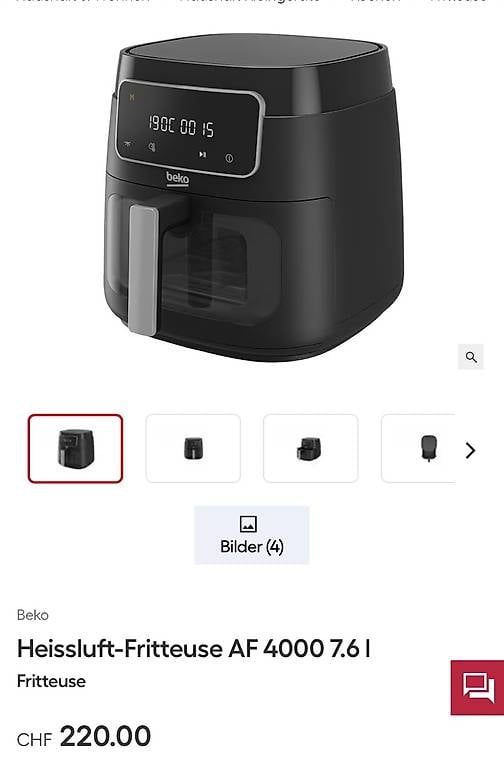 Elettrodomestici da cucina: Hot Air Fryer – Usato da Othmarsingen venduto da Specker68