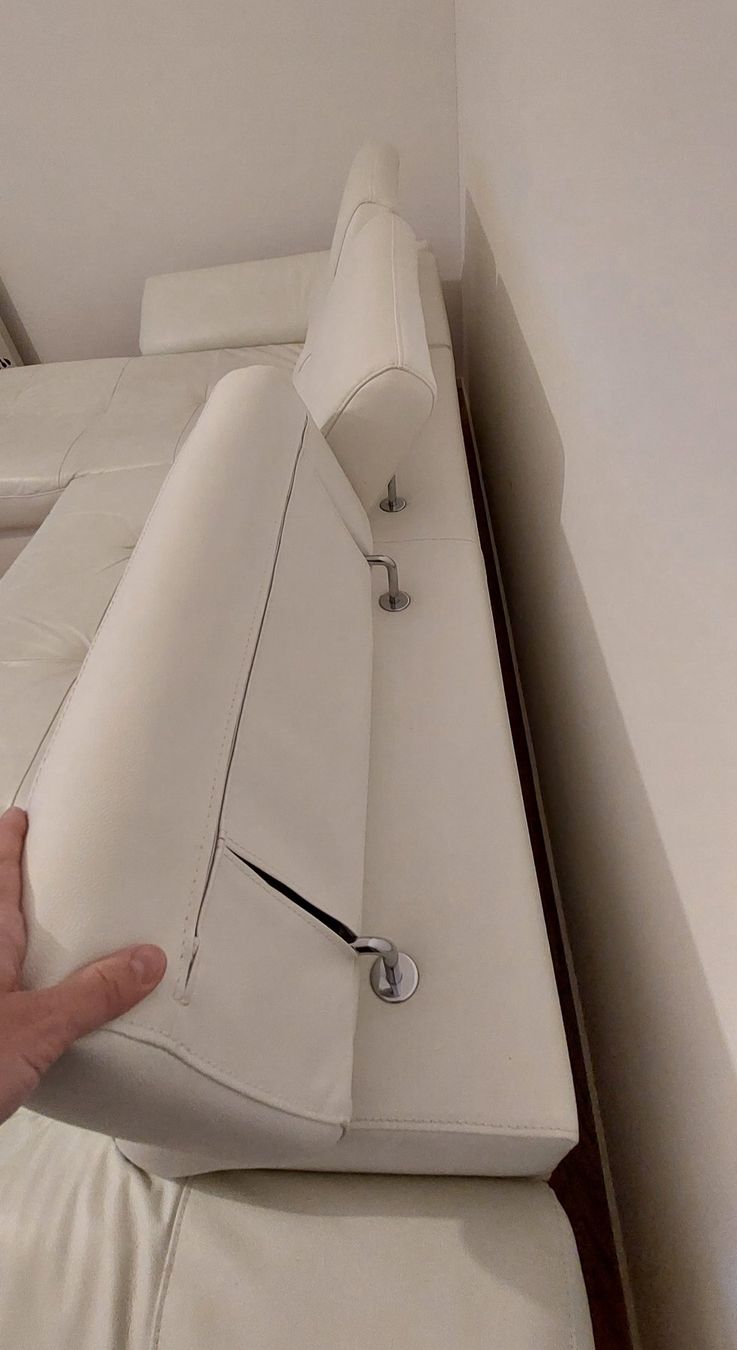 Sofas: Ecksofa Weiss Leder, gut erhalten – Gebraucht aus Winterthur von Nena1981 6