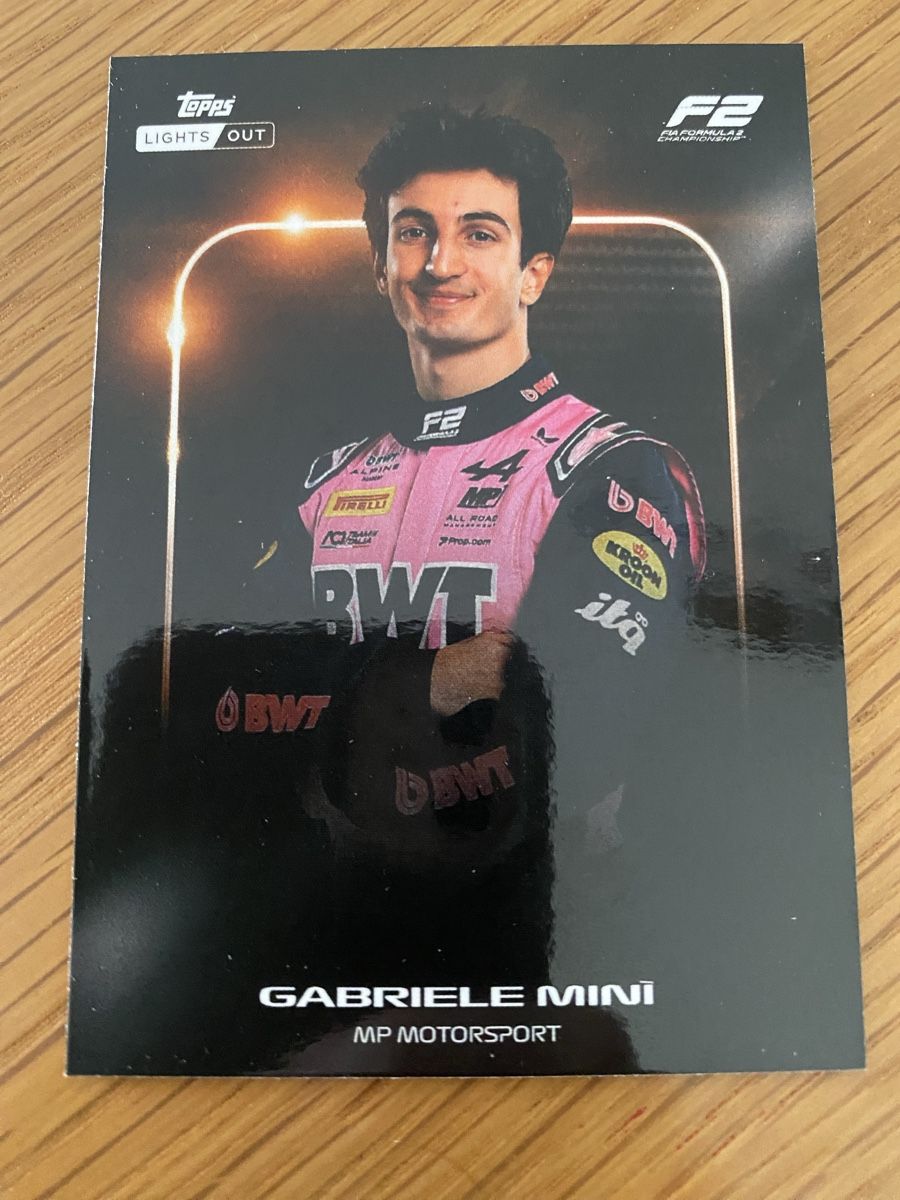 Topps Carte collezionabili: Gabriele Mini F2 Lights Out Topps 2026 – Nuovo (secondo la descrizione) da Boningen venduto da chregu90