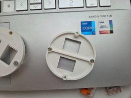 Kallysto line Hager Aufnahmering für Module RJ45